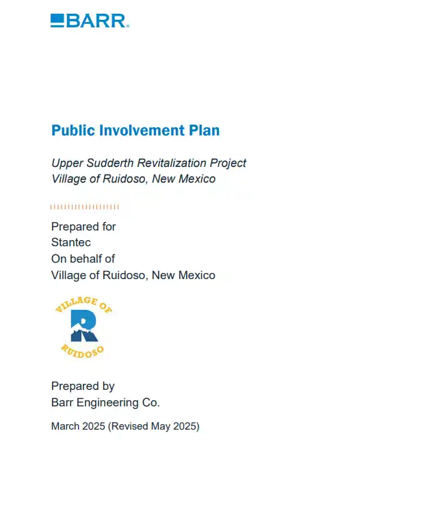 Upper Sudderth Dr Public Involvement Plan May Revision pdf