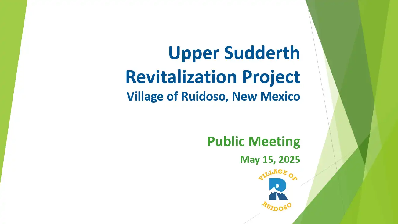 Upper Sudderth Project Power Point